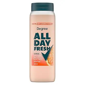 Degree All Day Fresh Body Wash Fresh Citrus Deep Cleansing 20 oz Retailxpres
