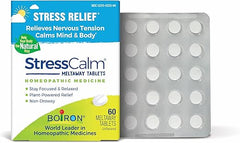 Boiron StressCalm for Relief of Stress, Anxiousness, Nervousness, Irritability, and Fatigue - 60 Count