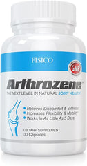 Joint Support Supplement - Promotes Mobility, Flexibility, and Comfort with Hyaluronic Acid, Collagen Type II, and Boswellia - 30 Capsules - Official Fisico Product