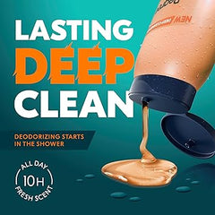 Degree All Day Fresh Body Wash Fresh Citrus Deep Cleansing 20 oz