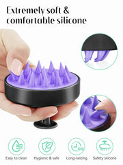 Heeta Scalp Massager Shampoo Brush – Deep Cleansing, Stress Relief, and Healthy Scalp Care Tool Ifelshop