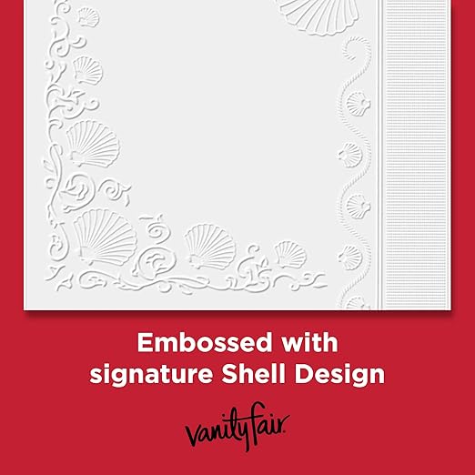 Vanity Fair Everyday Paper Napkins, 100 Count, Disposable Napkins Made Soft And Smooth For Everyday Meals