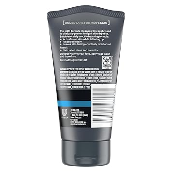 DOVE MEN + CARE Face Wash Hydrate Plus, 5 Fl Oz