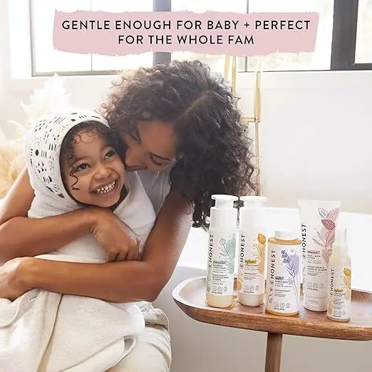 The Honest Company 2-in-1 Cleansing Shampoo + Body Wash | Gentle for Baby | Naturally Derived, Tear-free, Hypoallergenic | Lavender Calm, 10 fl oz Retailxpres
