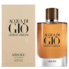 Acqua Di Gio Absolu by Giorgio Armani 4.2oz / 125ml EDP Cologne Men New In Box