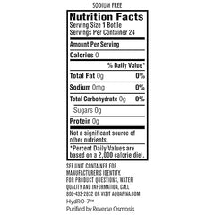 Aquafina Water, Purified, 16.9 Fl Oz (Pack of 24)