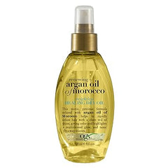 OGX Renewing + Argan Oil of Morocco Weightless Healing Dry Oil Spray, Argan Oil for Hair Care, Lightweight Mist for Split Ends, Frizz Control & Shine, Paraben & Sulfated-Surfactants Free, 4 fl oz