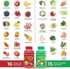 Balance of Nature Whole Food Supplement with Fruit and Vegetable Ingredients for Women, Men, and Kids - 90 Capsules, 3 Sets