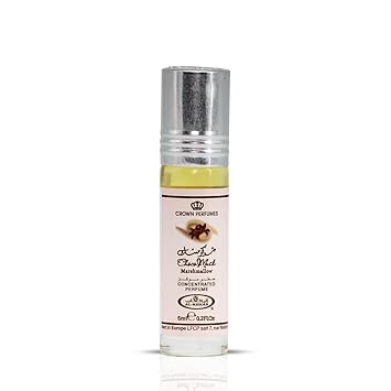 Al-Rehab Choco Musk Marshmallow Perfume Oil Roll-On - 6ml (0.2 oz) | Gourmand Fragrance with Strawberry, Marshmallow & Cocoa | Sweet, Fluffy & Addictive | Arabian Dessert Scent for Women