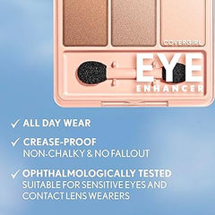 Covergirl Eye Enhancers Eye Shadow Palette, Natural Nudes, 0.19 Ounce