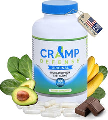 Cramp Defense® Magnesium Supplement for Leg Cramps and Muscle Cramps. Made in USA. 3 to 6 Month Supply per Bottle. Organic, Non-Laxative, Non-Drowsy, Since 2011, Over 1+ Million Sold.