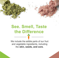 Fruits and Veggies Whole Food Supplement with Superfood Fruits and Vegetables for Women, Men, and Kids - 90 Fruit Capsules, 90 Veggie Capsules - 1 Set Ifelshop