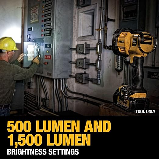 DeWalt Cordless LED Work Light for Jobsite, Garage, and Outdoor Use