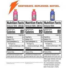Gatorade Thirst Quencher, Grape Berry, Strawberry Variety Pack, 12 Fl Oz (Pack of 18)