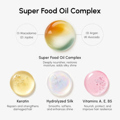 MAREE Hair Oil for Frizzy - Hair Vitamins Keratin Styling Capsules with Jojoba & Argan Oil - Anti Frizz Serum for Women Heat Protectant Ifelshop