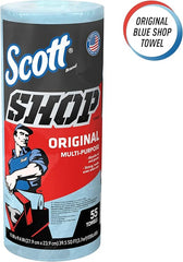 Kimberly-Clark 75130 SCOTT Shop Towel Roll, 55 Count (Pack of 1)