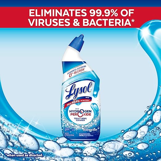 Lysol Toilet Gel Cleaner Pack of 2 – Ocean Fresh Scent – Order Online