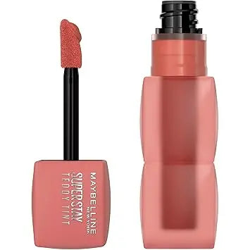 Maybelline Super Stay Teddy Lip Tint, Long Lasting Matte Lipstick For Up To 12HR Wear, Skinnydip, 1 Count Retailxpres