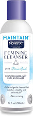 Monistat Boric Acid Feminine Wash, Fragrance-Free Intimate Wash for Women with Gentle pH-Balanced Formula, 10 Fl Oz