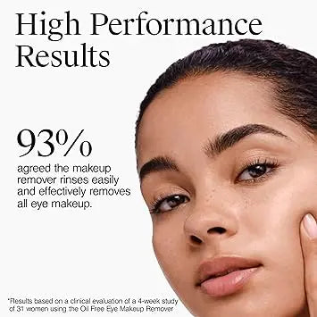 Neutrogena Gentle Oil-Free Eye Makeup Remover & Cleanser for Sensitive Eyes, Non-Greasy Makeup Remover, Waterproof Mascara Remover, Dermatologist & Ophthalmologist Tested, 8 fl. oz Retailxpres