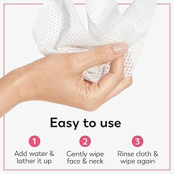 Olay Daily Facials, Daily Clean Makeup Removing Facial Cleansing Wipes, 5-in-1 Water Activated Cloths, Exfoliates, Tones and Hydrates Skin, 66 count