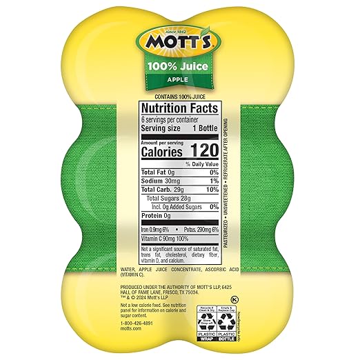 Mott’s Original Apple Juice 24 Pack