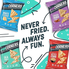 PopCorners Popped Corn Snacks, Sampler Pack, 1 Ounce (Pack of 20) (Assortment May Vary)