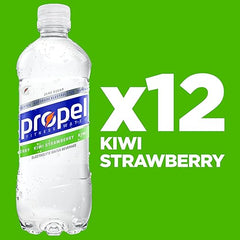 Propel, Kiwi Strawberry, Zero Calorie Sports Drinking Water with Electrolytes and Vitamins C&E, 16.9 Fl Oz (12 Count)