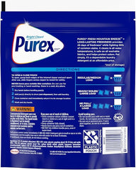 Purex 4-in-1 Laundry Detergent Pacs, Fresh Mountain Breeze, 66 Pacs