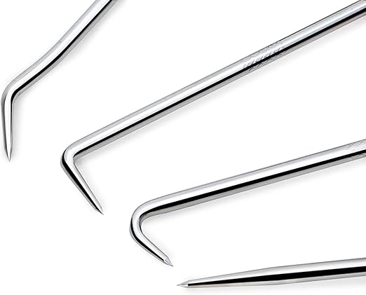 ROTATION Precision Hook and Pick Set for Automotive | 4-Piece Hand Tools