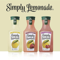 Simply Lemonade with Strawberry, 52 Fl Oz Bottle