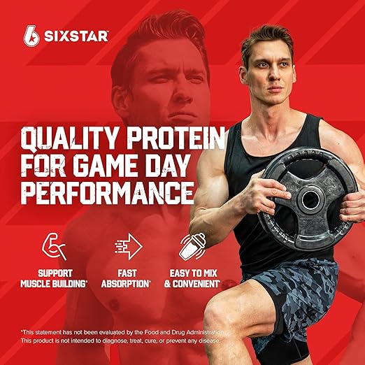 Six Star Whey Protein Powder Plus - Muscle Building & Recovery Formula with Whey Isolate Powder, BCAAs, 30g Protein, Immune Support - Post-Workout Supplement - Vanilla Cream, 1.8 lbs
