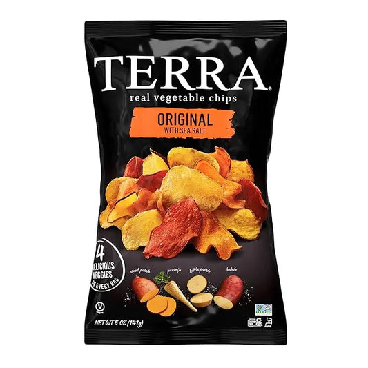 Terra Vegetable Chips, Original Vegetable Chips with Sea Salt, 5 oz Retailxpres