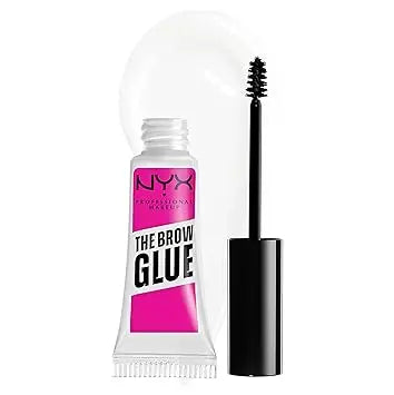 NYX PROFESSIONAL MAKEUP The Brow Glue, Extreme Hold Eyebrow Gel - Clear Retailxpres