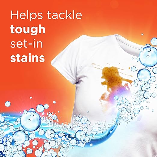 Tide Ultra Oxi Boost Liquid Laundry Detergent, 84 fl oz, 59 Loads, Advanced Stain Remover, Laundry Detergent Liquid with Extra Oxi Power