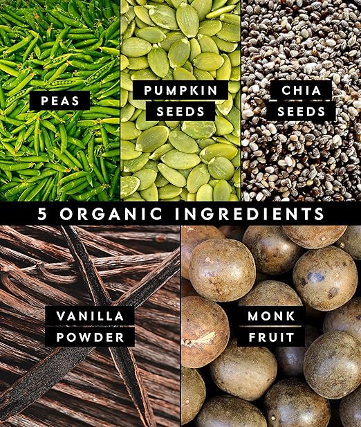 Truvani Vegan Pea Protein Powder | Vanilla | 20g Organic Plant Based Protein | 18 Servings | Keto | Gluten & Dairy Free | Low Carb | No Added Sugar