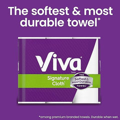 Viva Signature Cloth Paper Towels, 3 Double Rolls, 86 Sheets per Roll