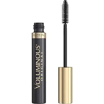 L'Oreal Paris Makeup Voluminous Original Volume Building Mascara, Blackest Black, 0.28 fl; Oz, 1 Count Retailxpres