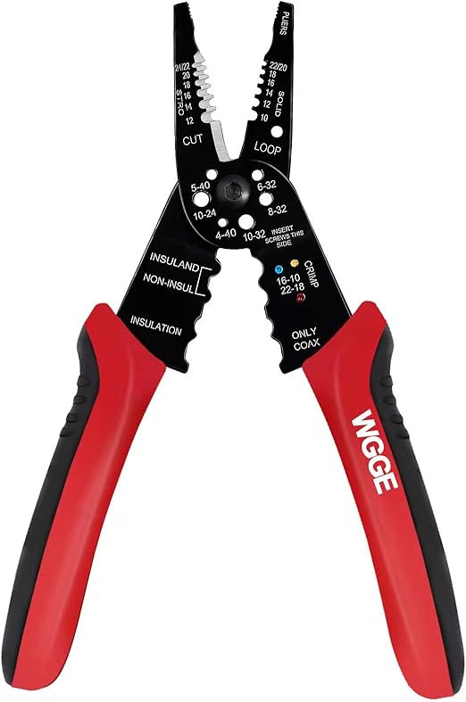 Wire Stripper and Crimping Tool – 8 Inch Multi-Function Wiring Hand Tool Retailxpres