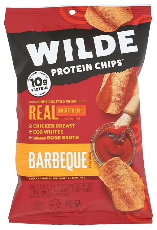 Wilde Snacks Chips Protein Bbq 4 OZ Retailxpres