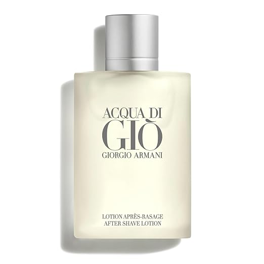 Armani Beauty - Acqua di Gio - After Shave - Cologne for Men - Long Lasting Fragrance with Bergamot notes, Jasmine, White Musks, Patchouli & Cedarwood – 3.4 Fl Oz