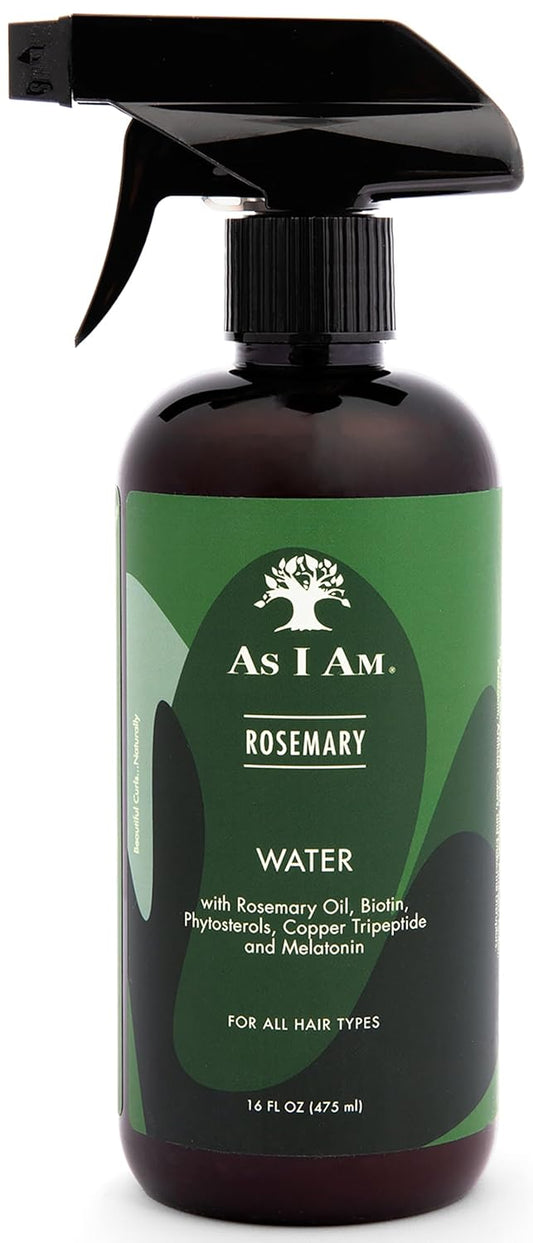 As I Am Rosemary Water 16 oz - Scalp Treatment for Hair Density - with Biotin & Saw Palmetto Ifelshop