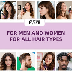 AVEYA Hair Growth Spray, for Women & Men infused with Rosemary Oil,Batana Oil&Biotin for Scalp – Strengthens,Thickens&Accelerates Hair Care - Non-Greasy,Helps Prevent Hair Thinning & Hair Loss – 60ml Ifelshop