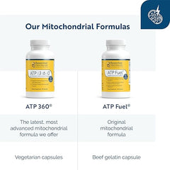 Researched Nutritionals ATP 360 Mitochondrial Supplements - ATP Supplements with Coq 10 & Vitamins for Energy Support - Help Repair Mitochondrial Membranes (90 Capsules)