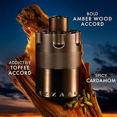 Azzaro The Most Wanted Eau de Parfum Intense - Woody & Seductive Mens Cologne - Fougère, Ambery & Spicy Fragrance for Date Night - Lasting Wear - Luxury Perfumes for Men