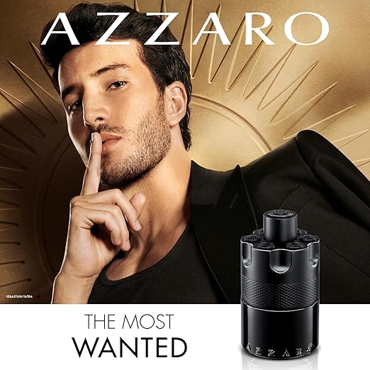 Azzaro The Most Wanted Eau de Parfum Intense - Woody & Seductive Mens Cologne - Fougère, Ambery & Spicy Fragrance for Date Night - Lasting Wear - Luxury Perfumes for Men