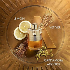 Azzaro Wanted Eau de Toilette - Vibrant & Irresistible Mens Cologne - Woody, Citrus & Spicy Fragrance - Fresh Notes of Cardamom, Lemon, Vetiver - Everyday Wear - Luxury Perfumes for Men