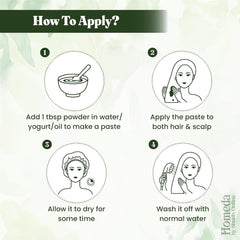 Bhringraj Powder Organic for Hair Growth 100g (3.5 oz) | Eclipta Alba False Daisy Herb | Karisalankanni Eclipta Prostrata for Strong Hair Ifelshop