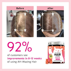 Biotin Gummies for Hair, Skin & Nails. 5,000 mcg High Potency Vegan Vitamins for Faster Hair Growth, Stronger Nails & Healthy Skin. with Vitamins C & E, 60 Gummies Ifelshop