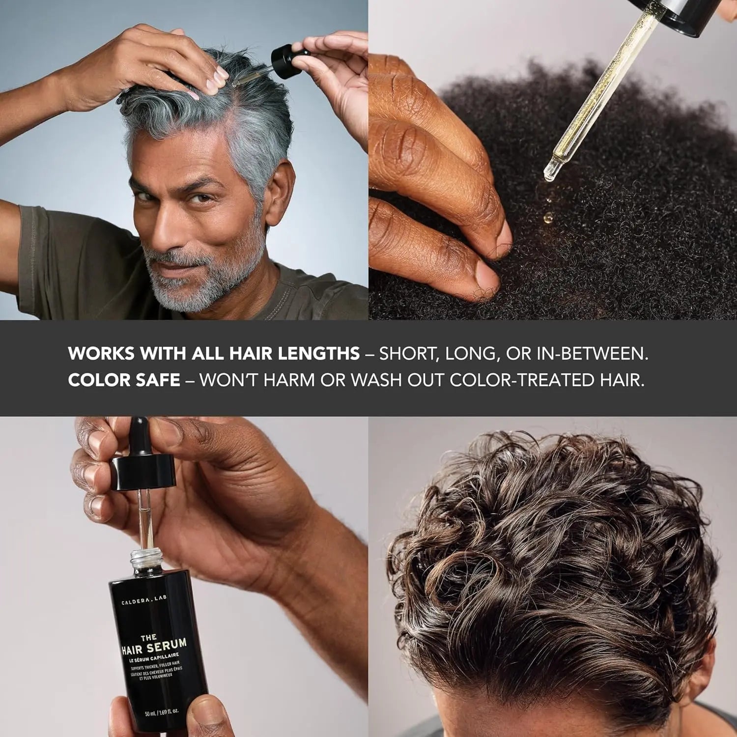 Caldera Lab The Hair Serum – Men’s Thickening Serum for Thinning & Receding Hair, Supports Fuller, Stronger-Looking Hair, Dermatologically Tested for All Hair Types Ifelshop